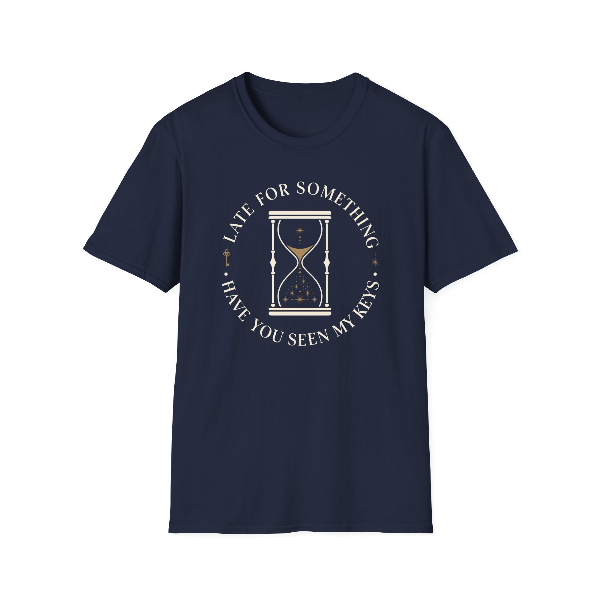 Late For Something Hour Glass Keys T-Shirt