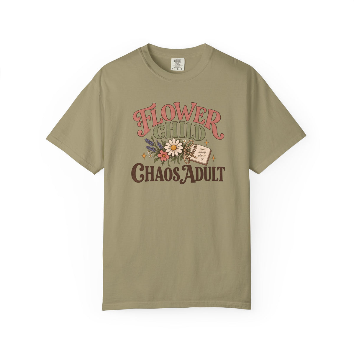 FLOWER Child Chaos Adult T-Shirt