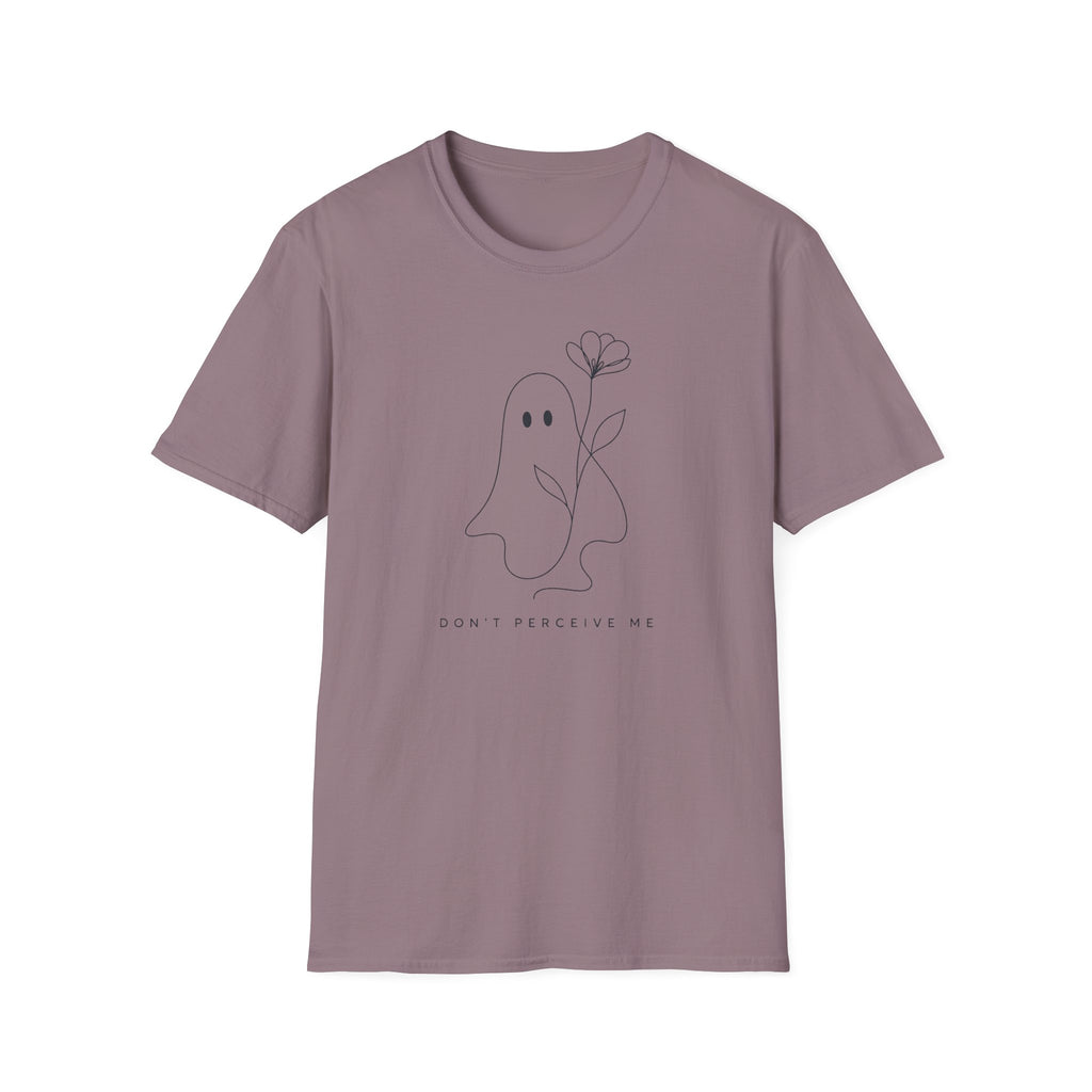 Don't Perceive Me Ghost With Flower T-Shirt