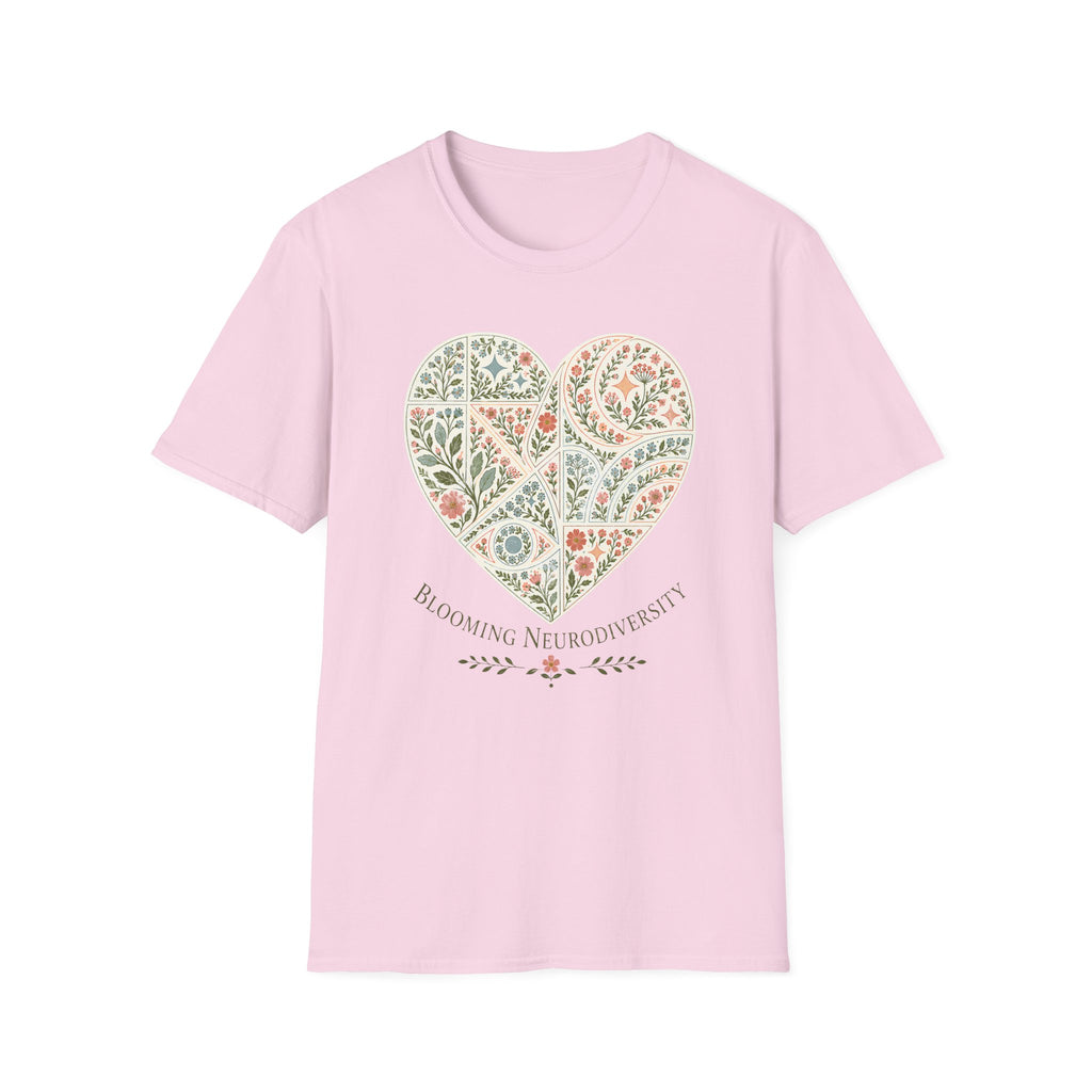 Blooming Neurodivergent Heart T-Shirt