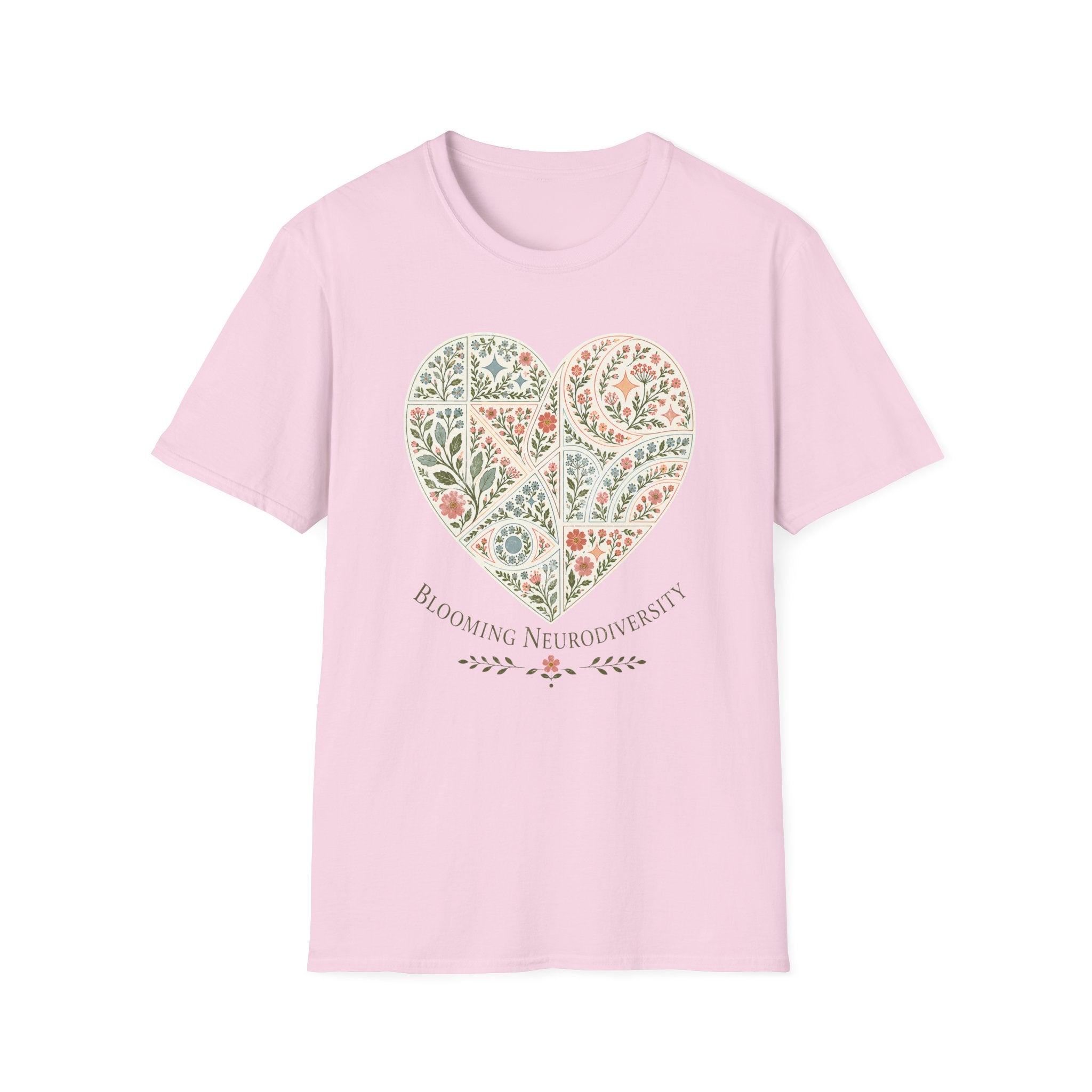 Blooming Neurodivergent Heart T-Shirt