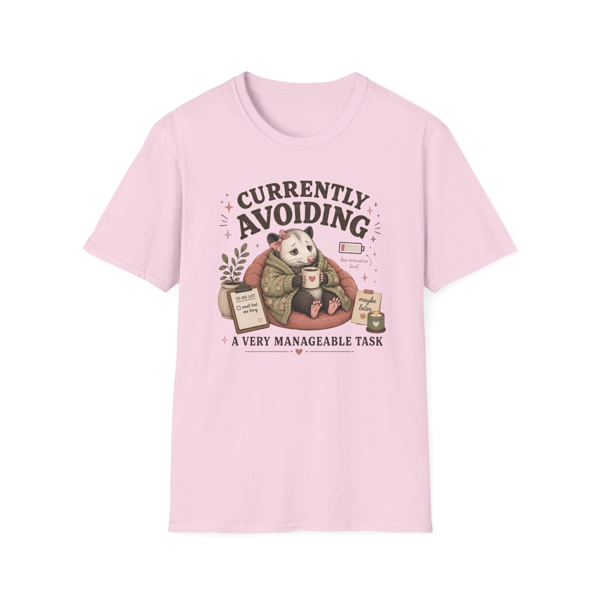 Currently Avoiding Task T-Shirt