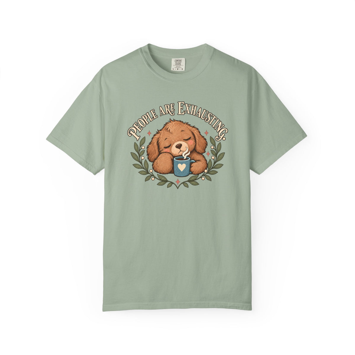 People Are Exhausting Puppy T-Shirt