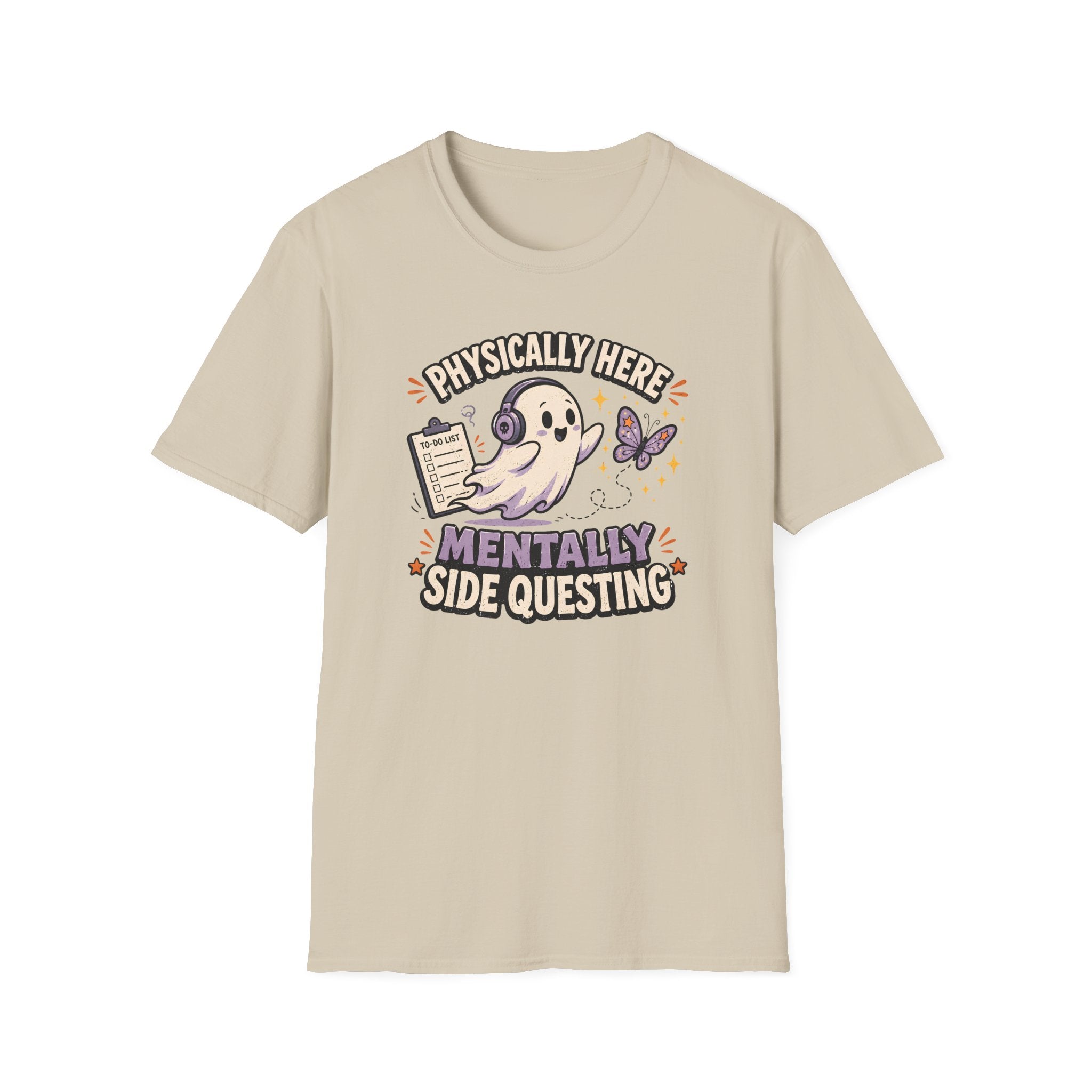 Physically Here Side Questing T-Shirt