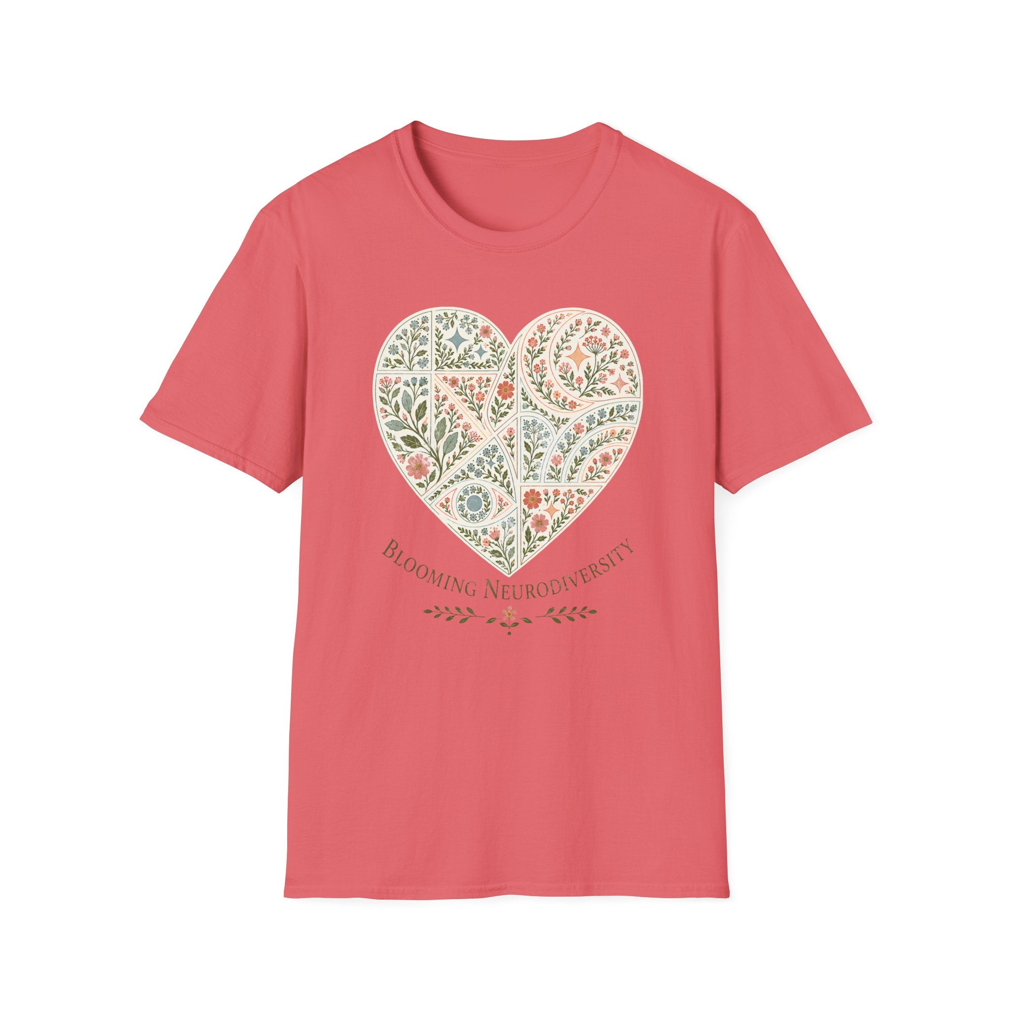 Blooming Neurodivergent Heart T-Shirt