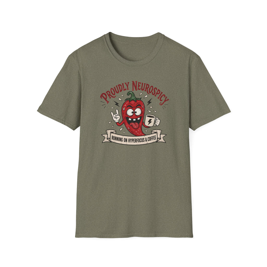 Neurospicy Running On Hyper T-Shirt