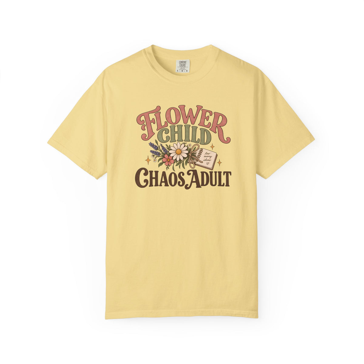 FLOWER Child Chaos Adult T-Shirt