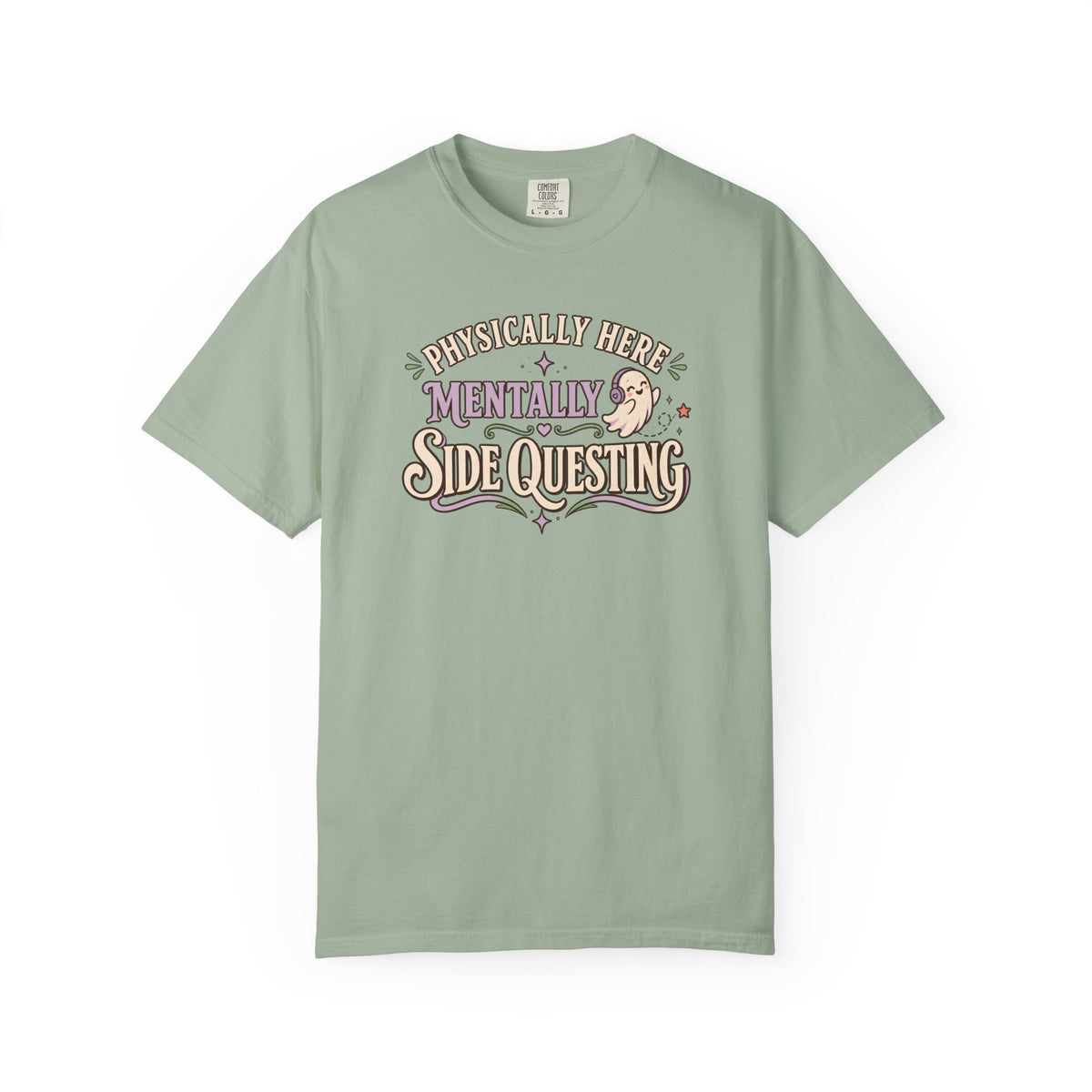 Physically Here Mentally Side Questing T-Shirt