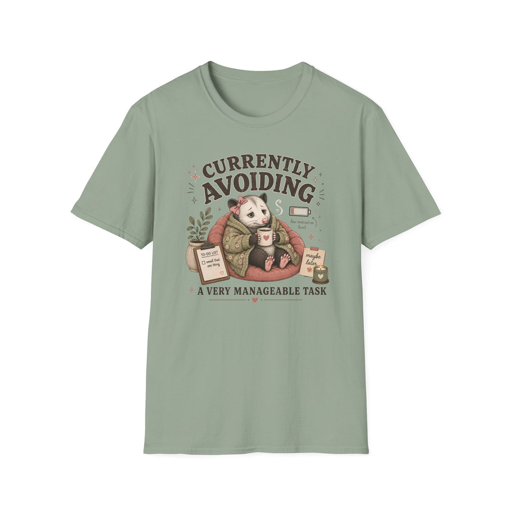 Currently Avoiding Task T-Shirt