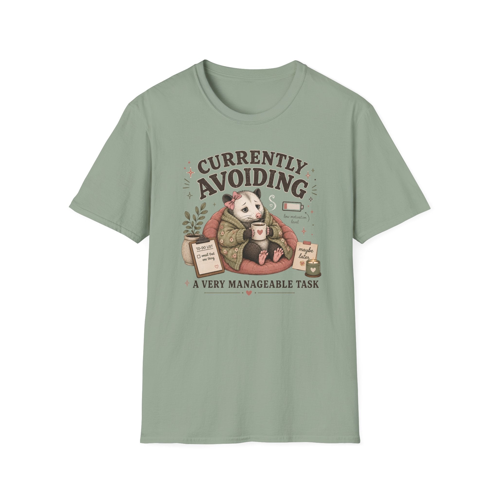 Currently Avoiding Task T-Shirt