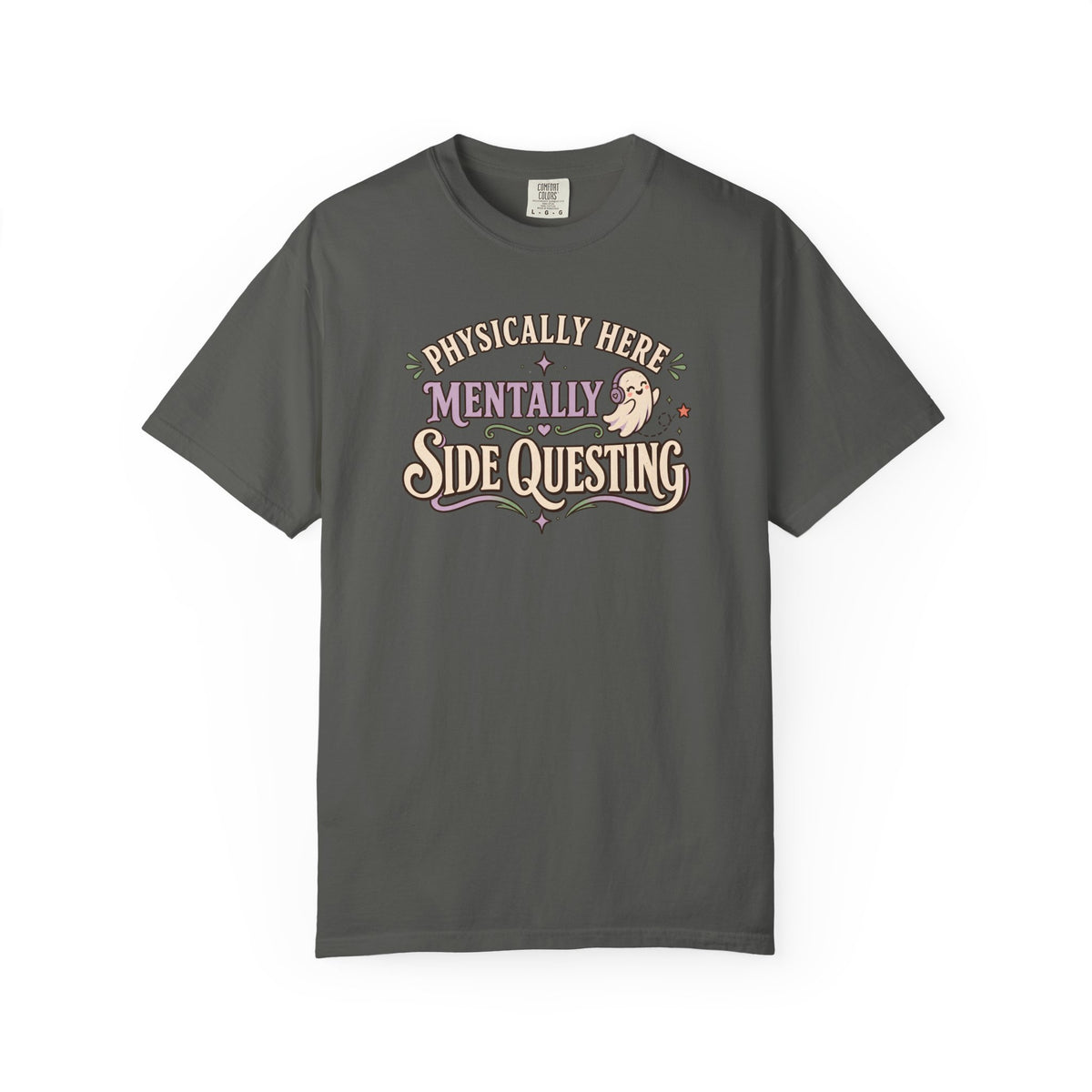 Physically Here Mentally Side Questing T-Shirt