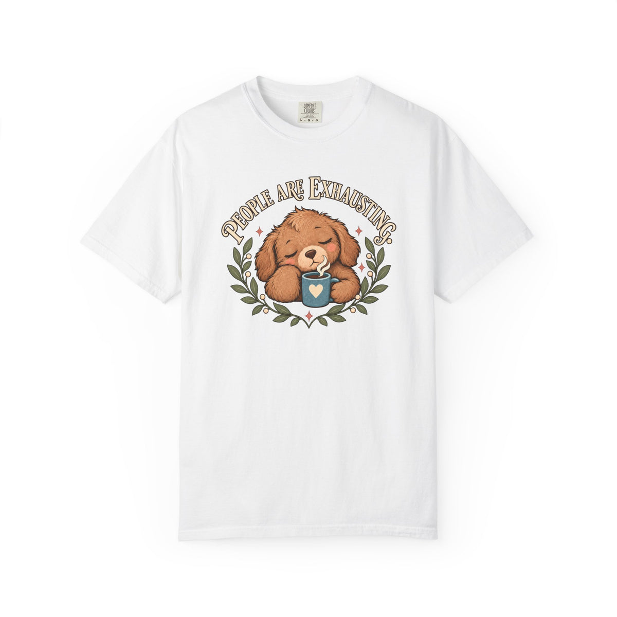 People Are Exhausting Puppy T-Shirt