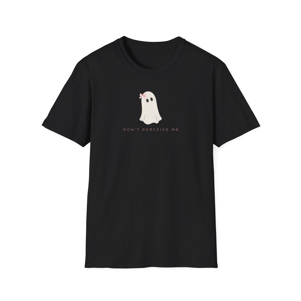 Don't Perceive Me Ghost With Bow T-Shirt