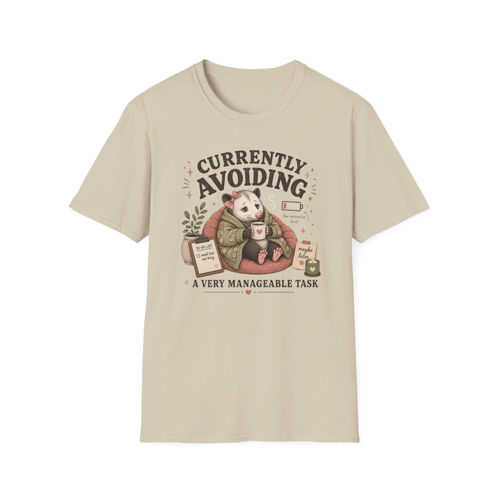 Currently Avoiding Task T-Shirt