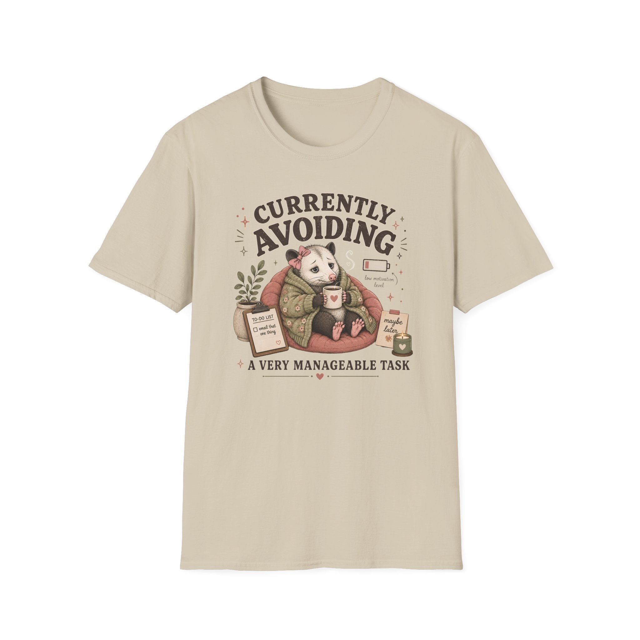 Currently Avoiding Task T-Shirt