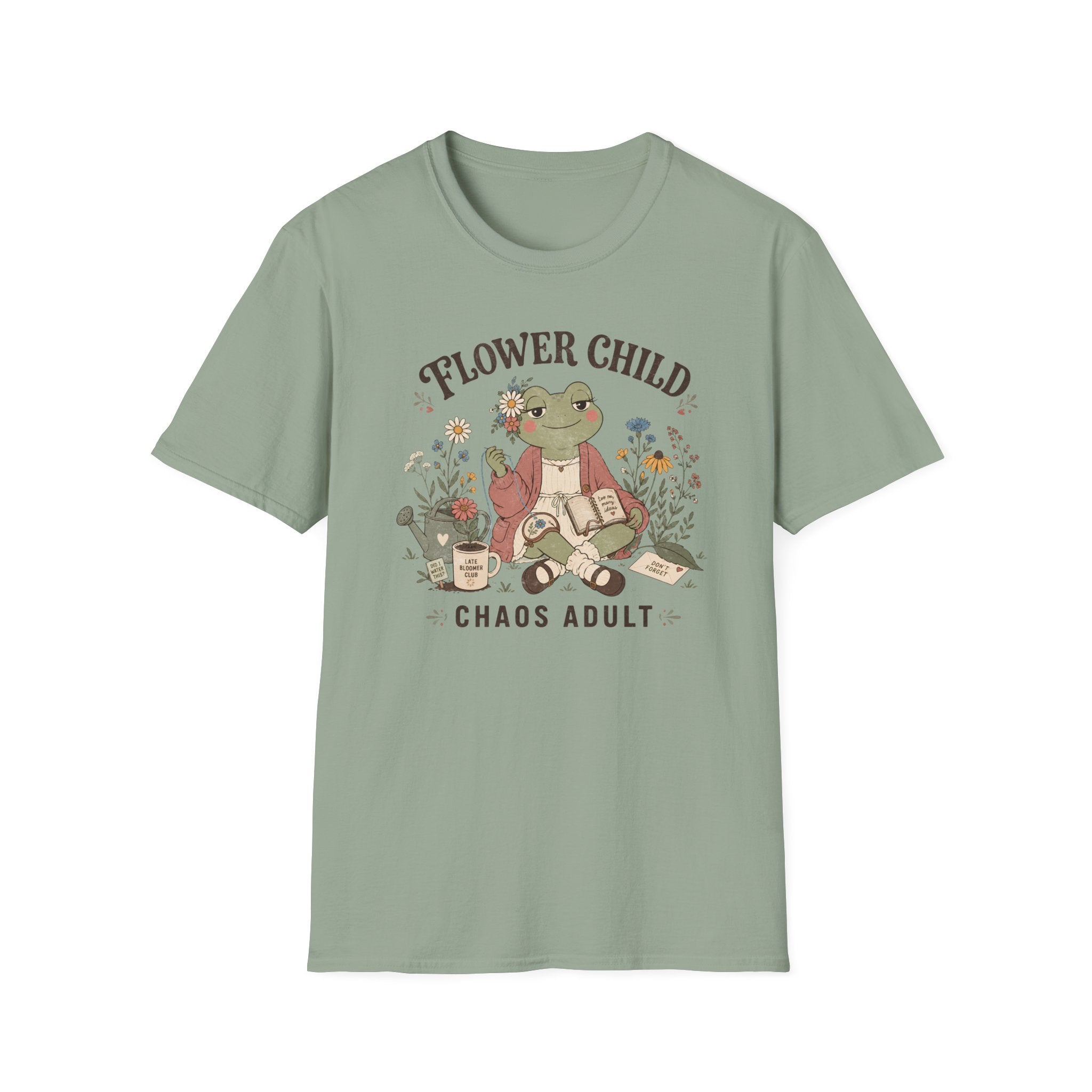 Flower Child Chaos Adult T-Shirt