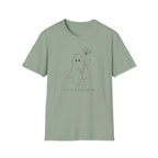 Don't Perceive Me Ghost With Flower T-Shirt