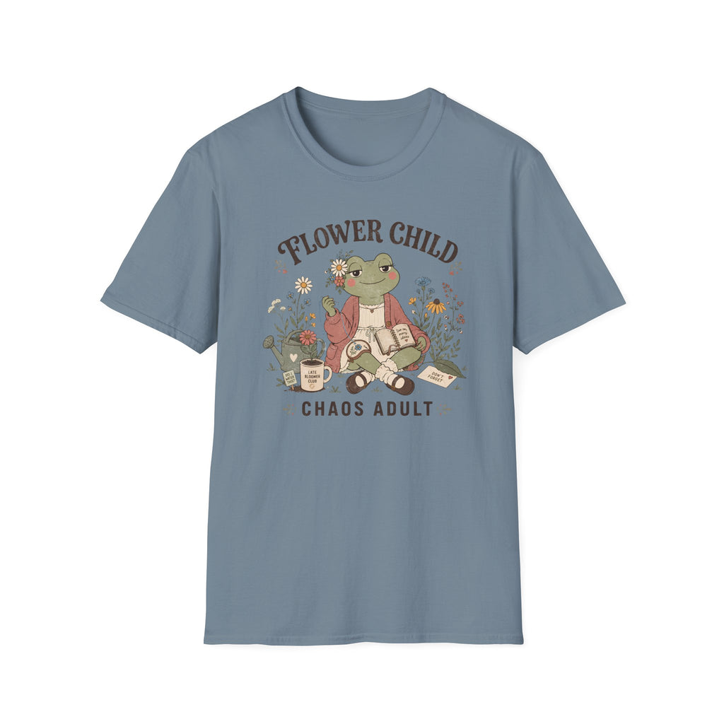 Flower Child Chaos Adult T-Shirt