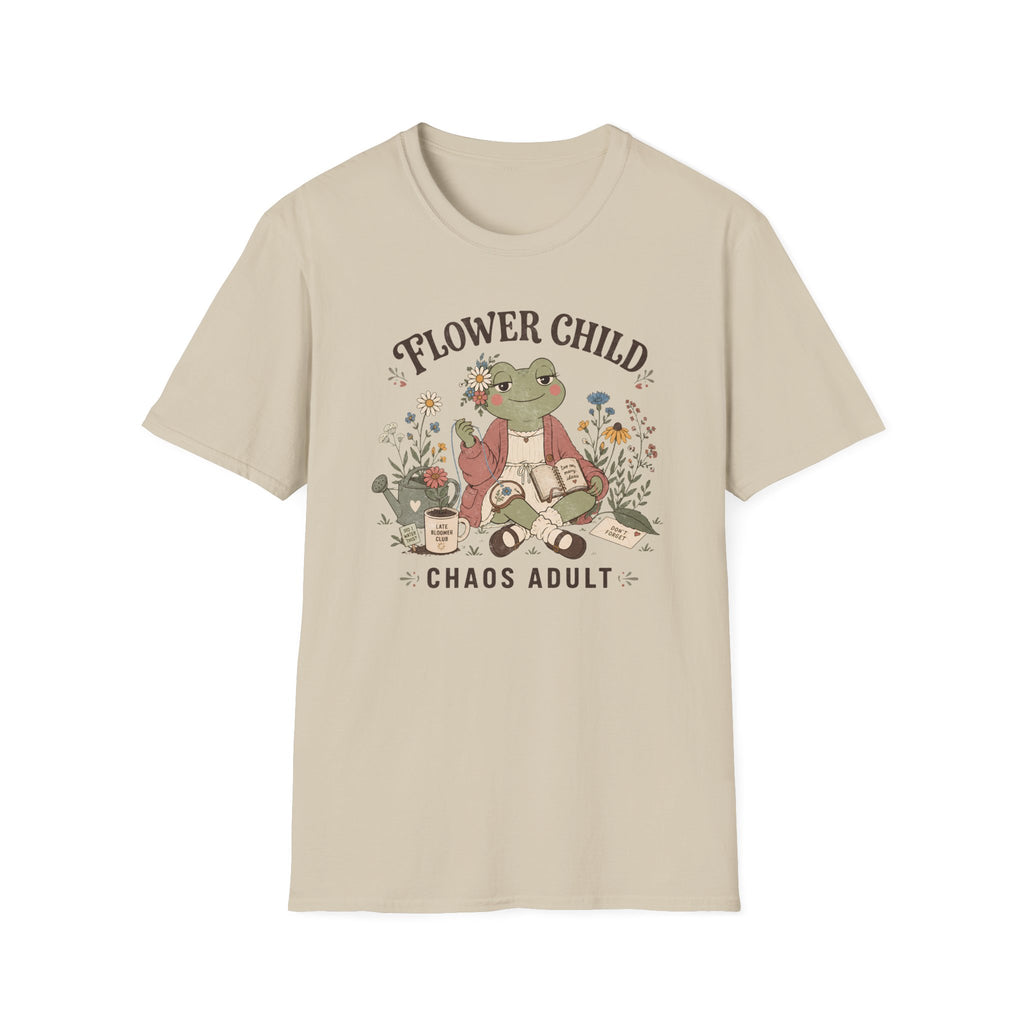 Flower Child Chaos Adult T-Shirt