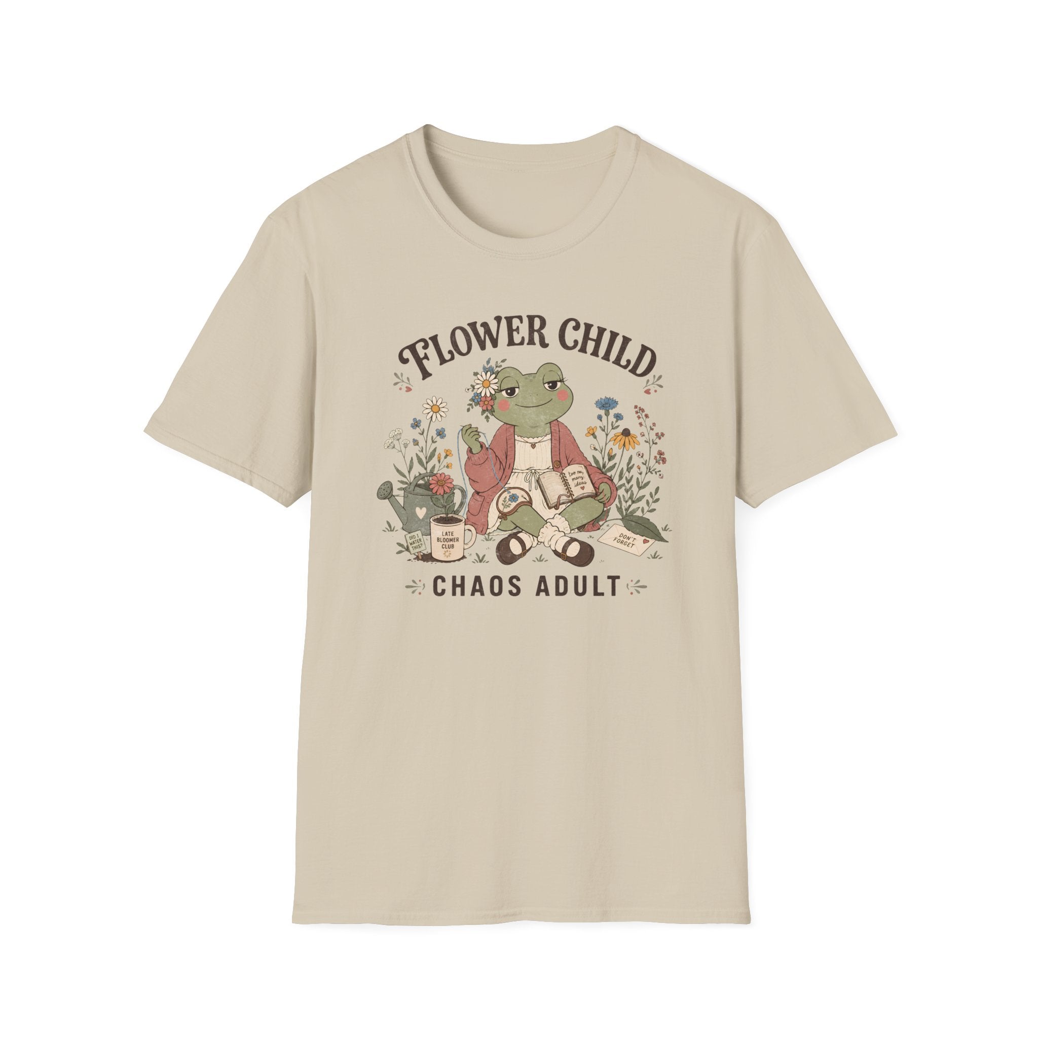 Flower Child Chaos Adult T-Shirt