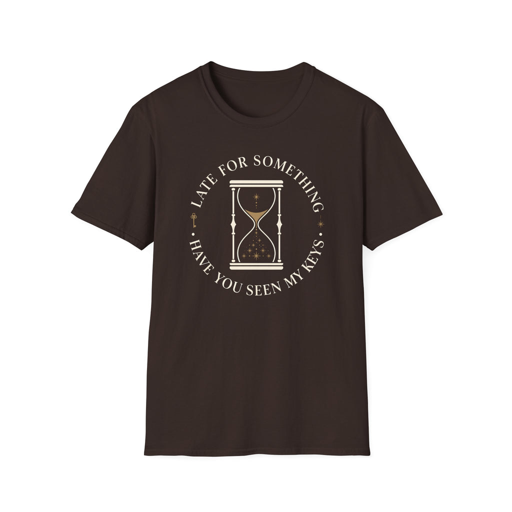 Late For Something Hour Glass Keys T-Shirt