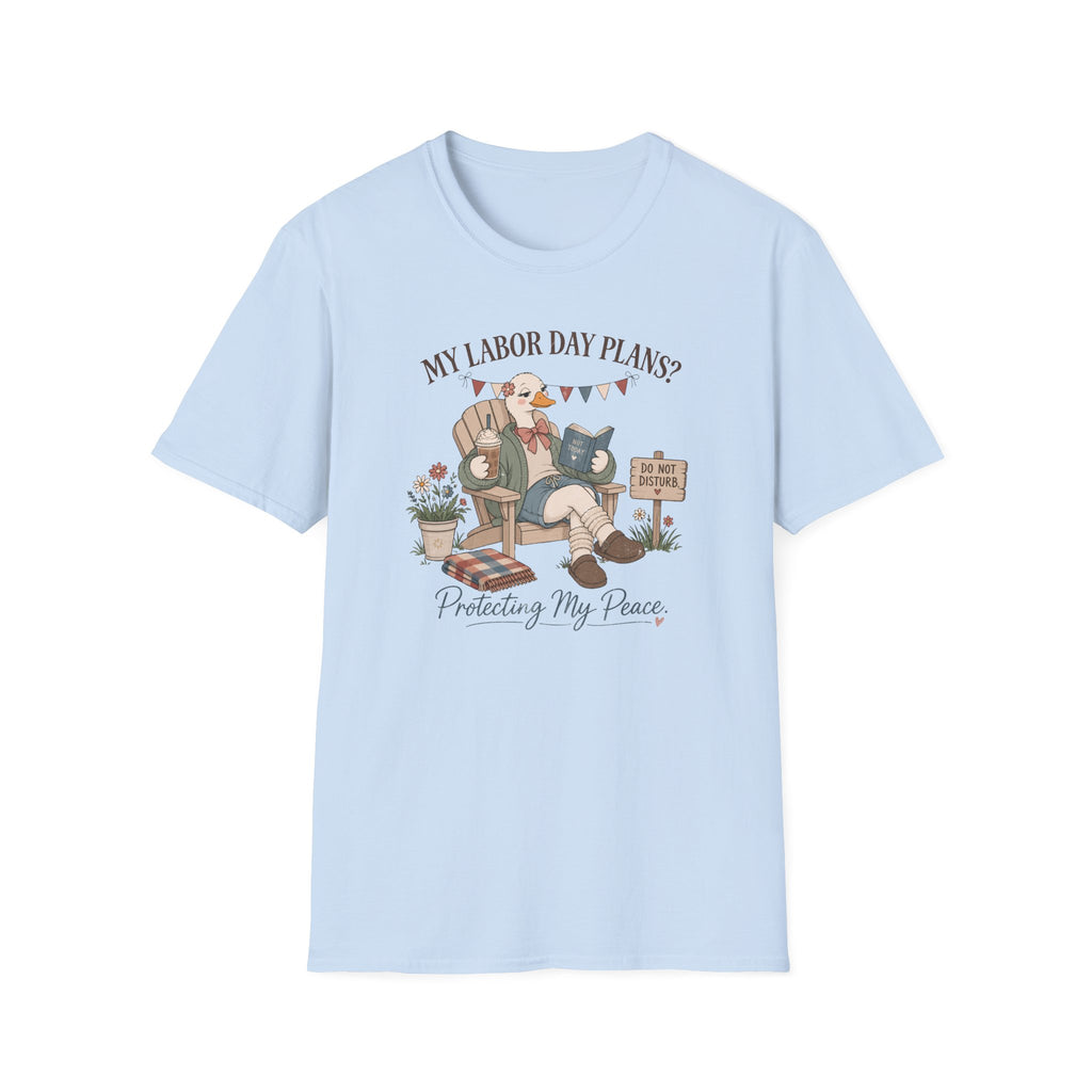 My Labor Day Plans Protecting My Peace T-Shirt