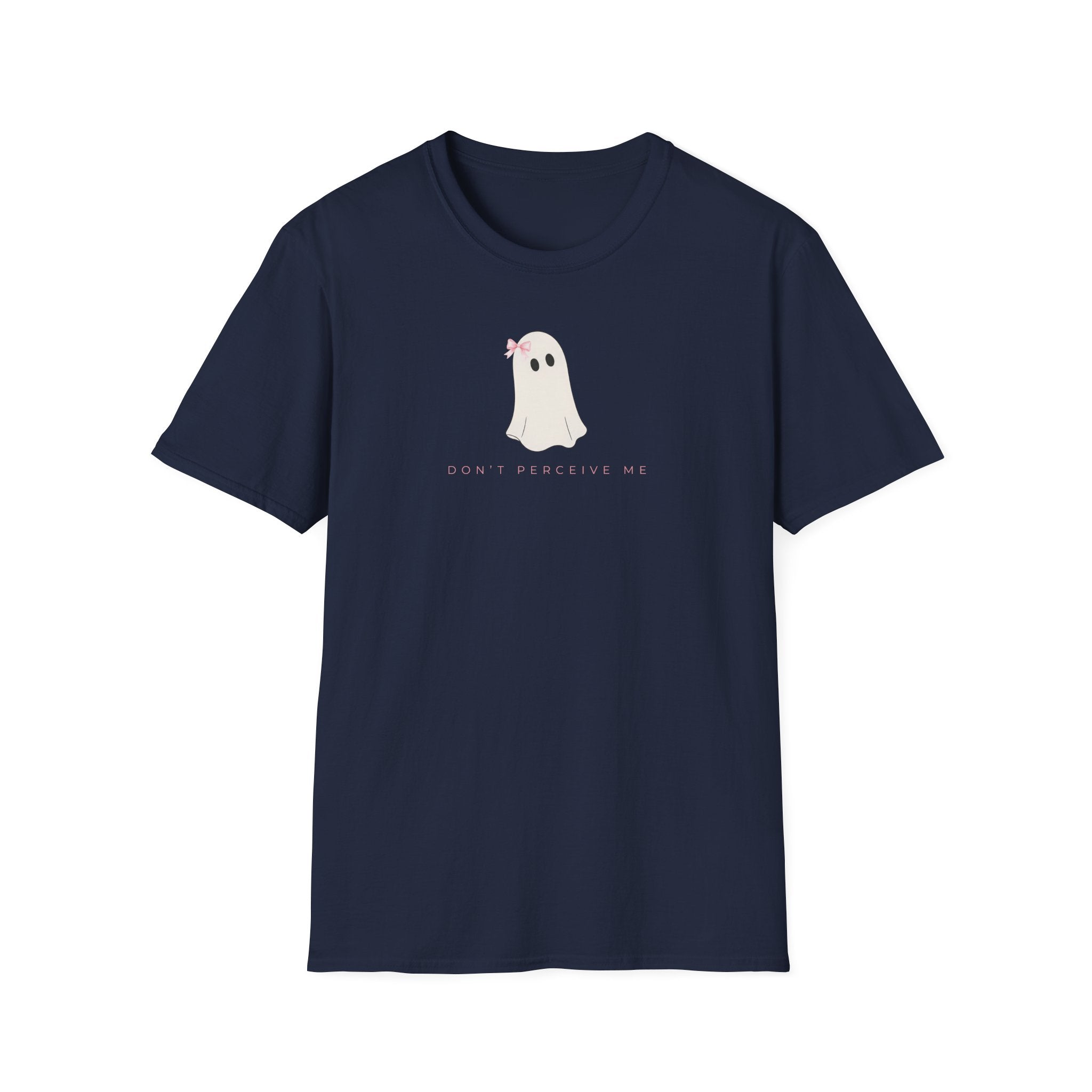 Don't Perceive Me Ghost With Bow T-Shirt