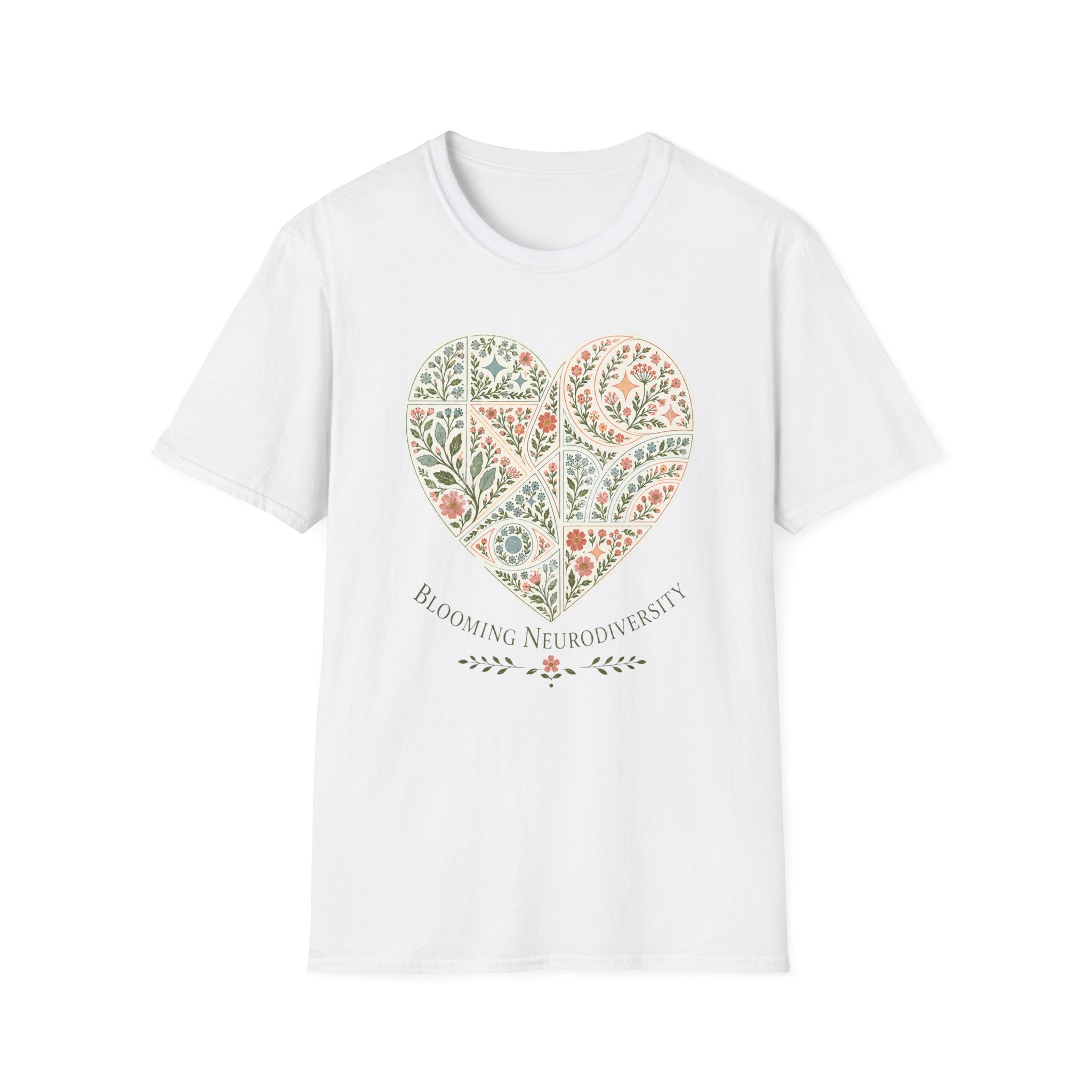 Blooming Neurodivergent Heart T-Shirt