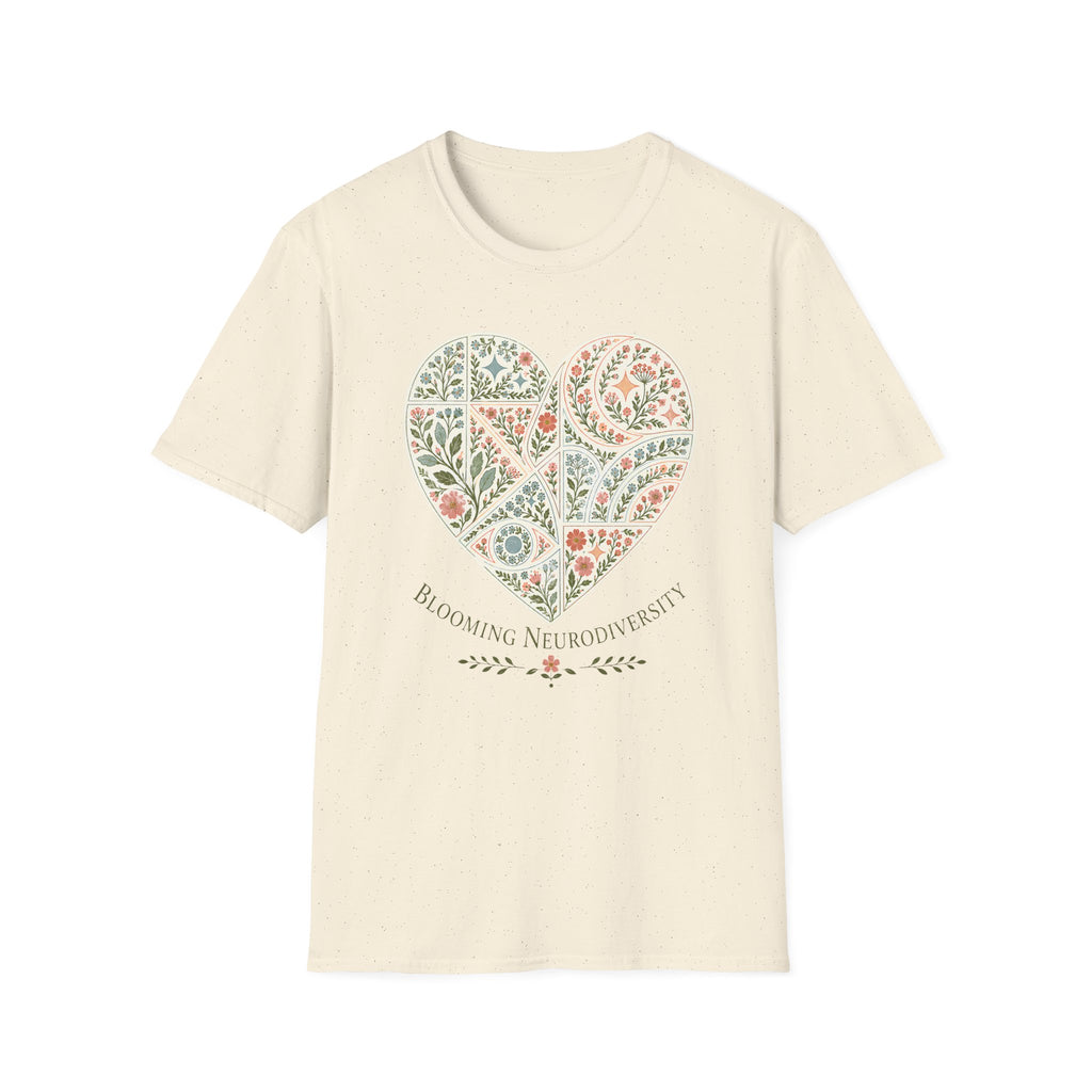 Blooming Neurodivergent Heart T-Shirt