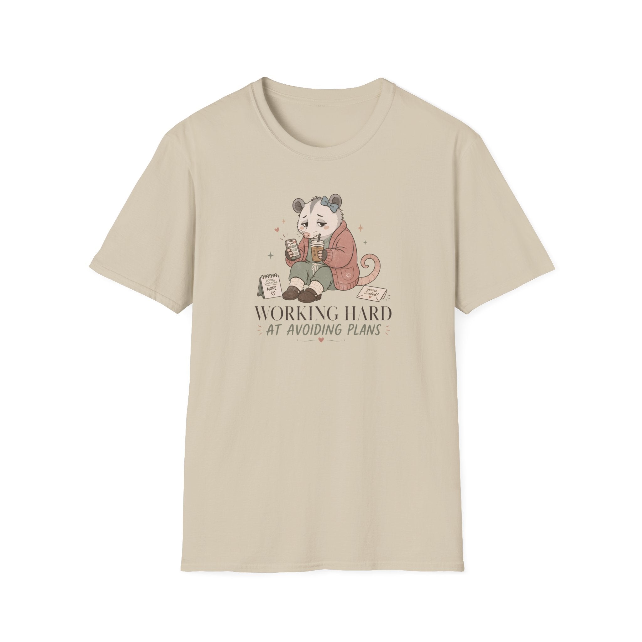 Working Hard At Avoiding Plans T-Shirt