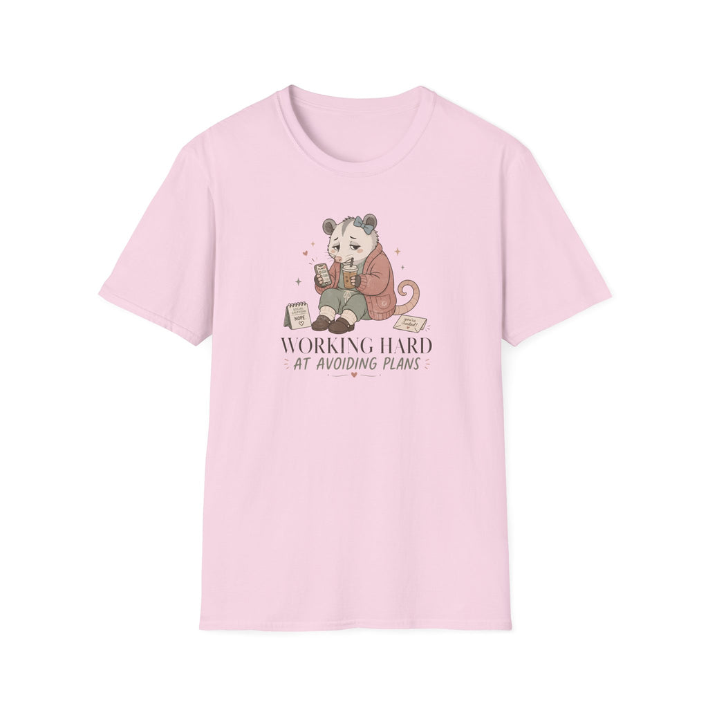 Working Hard At Avoiding Plans T-Shirt