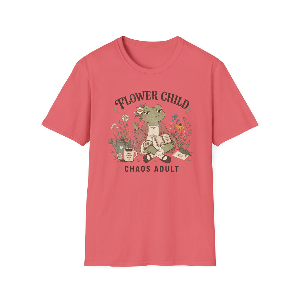 Flower Child Chaos Adult T-Shirt