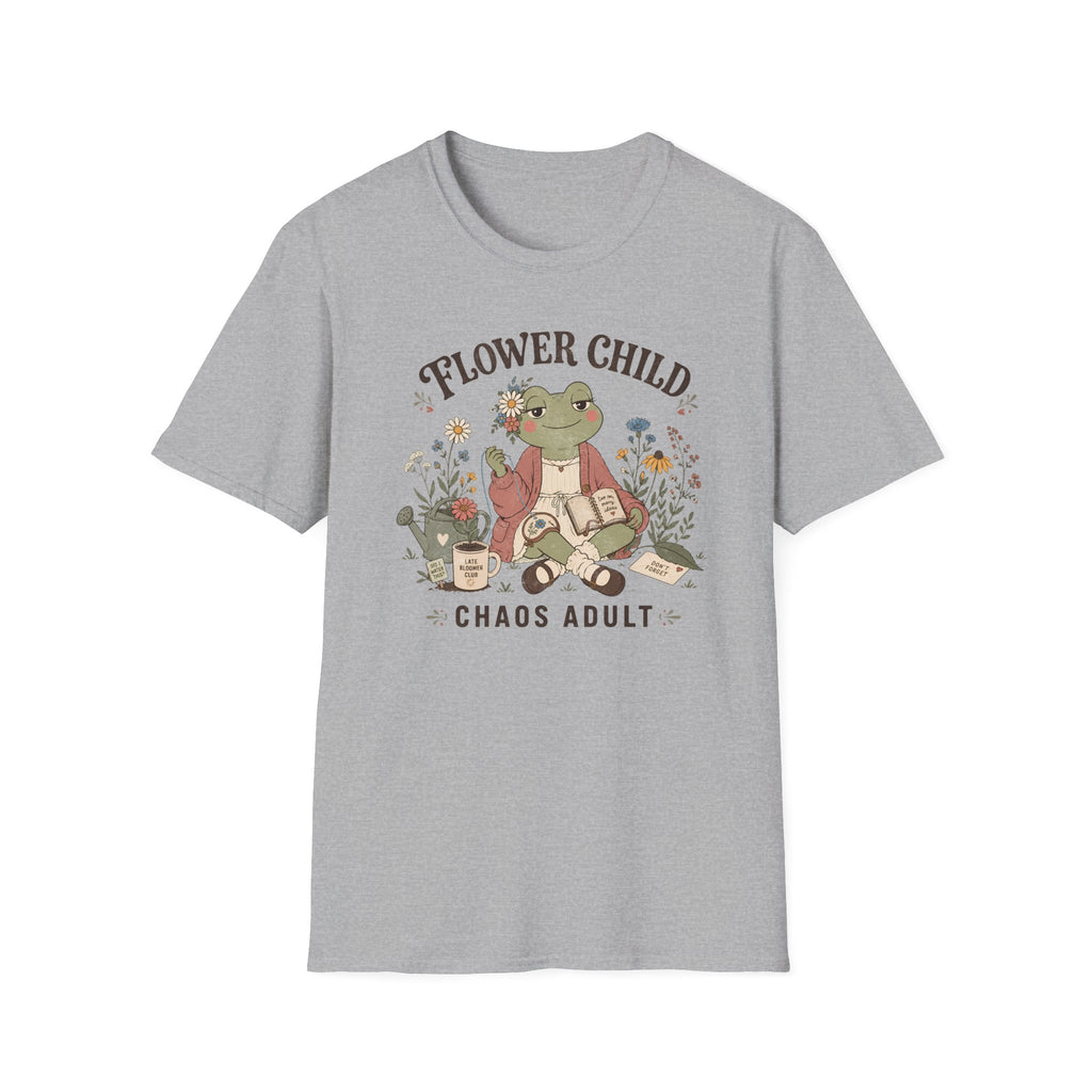Flower Child Chaos Adult T-Shirt