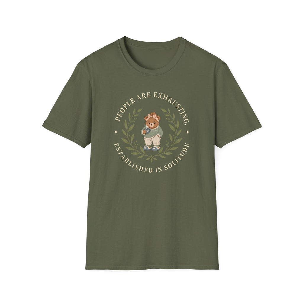 People Are Exhausting Bear T-Shirt