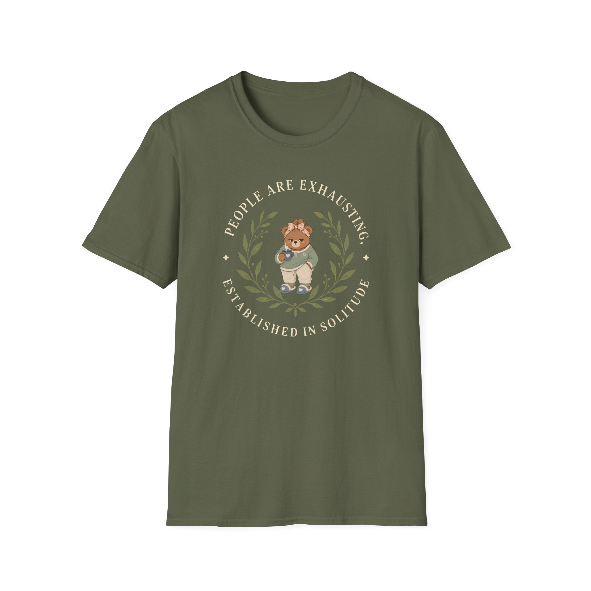 People Are Exhausting Bear T-Shirt