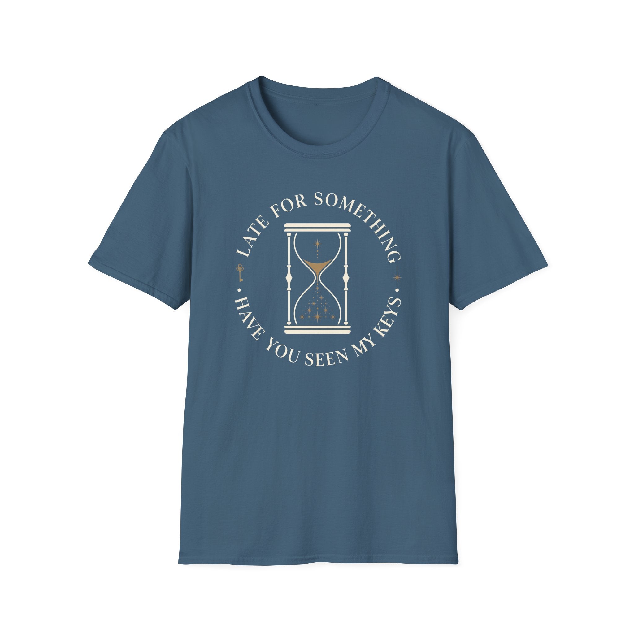 Late For Something Hour Glass Keys T-Shirt