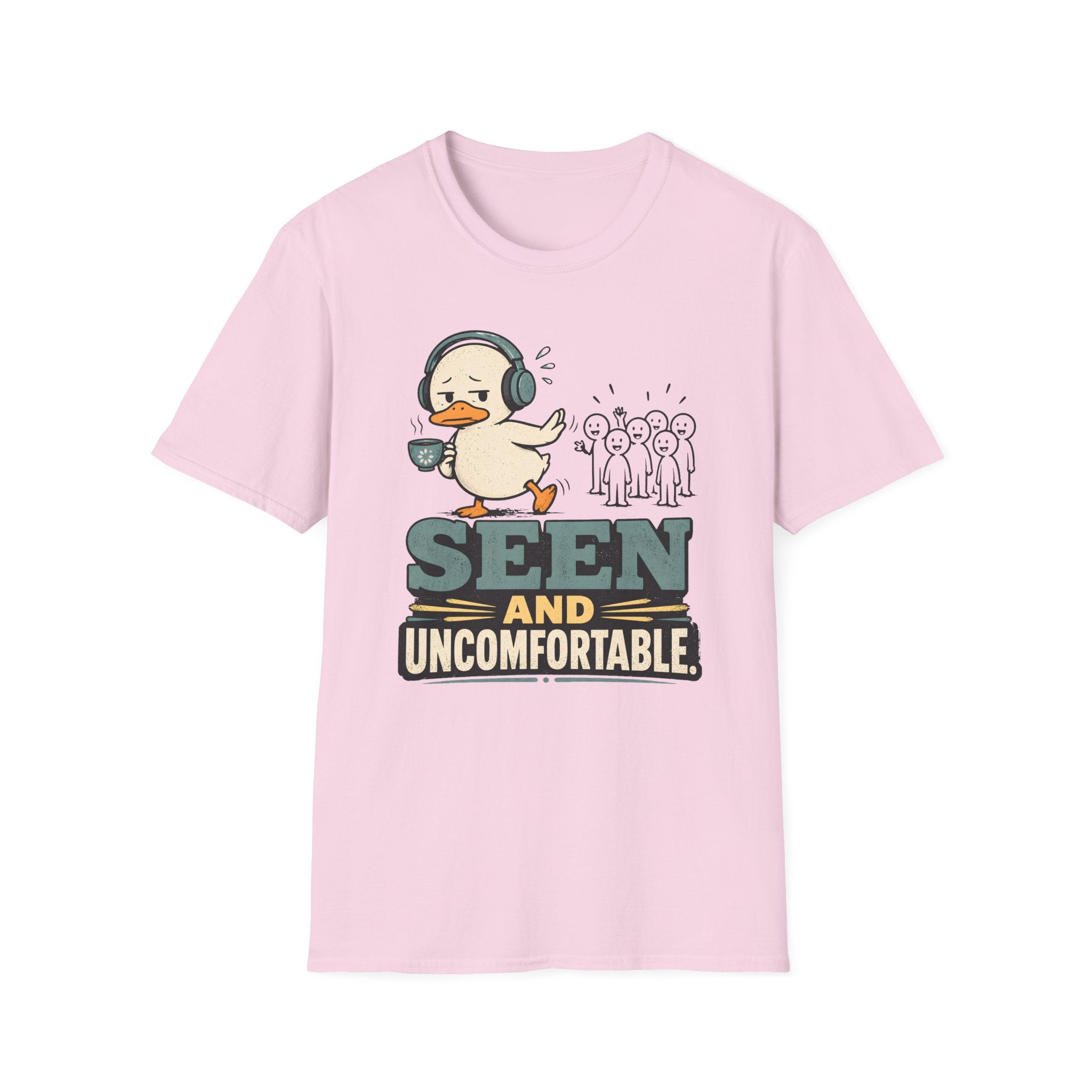 Seen And Uncomfortable Duck T-Shirt