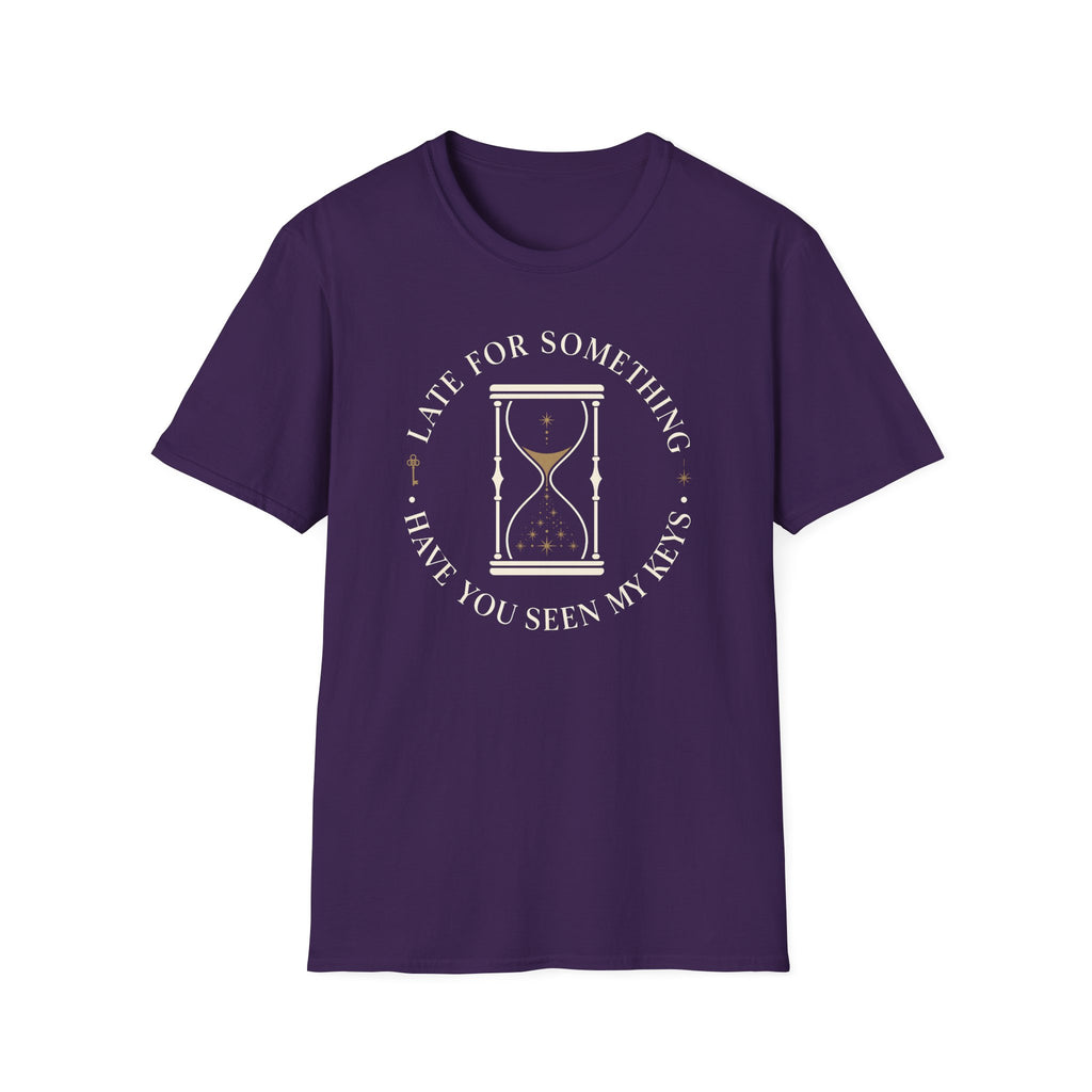 Late For Something Hour Glass Keys T-Shirt