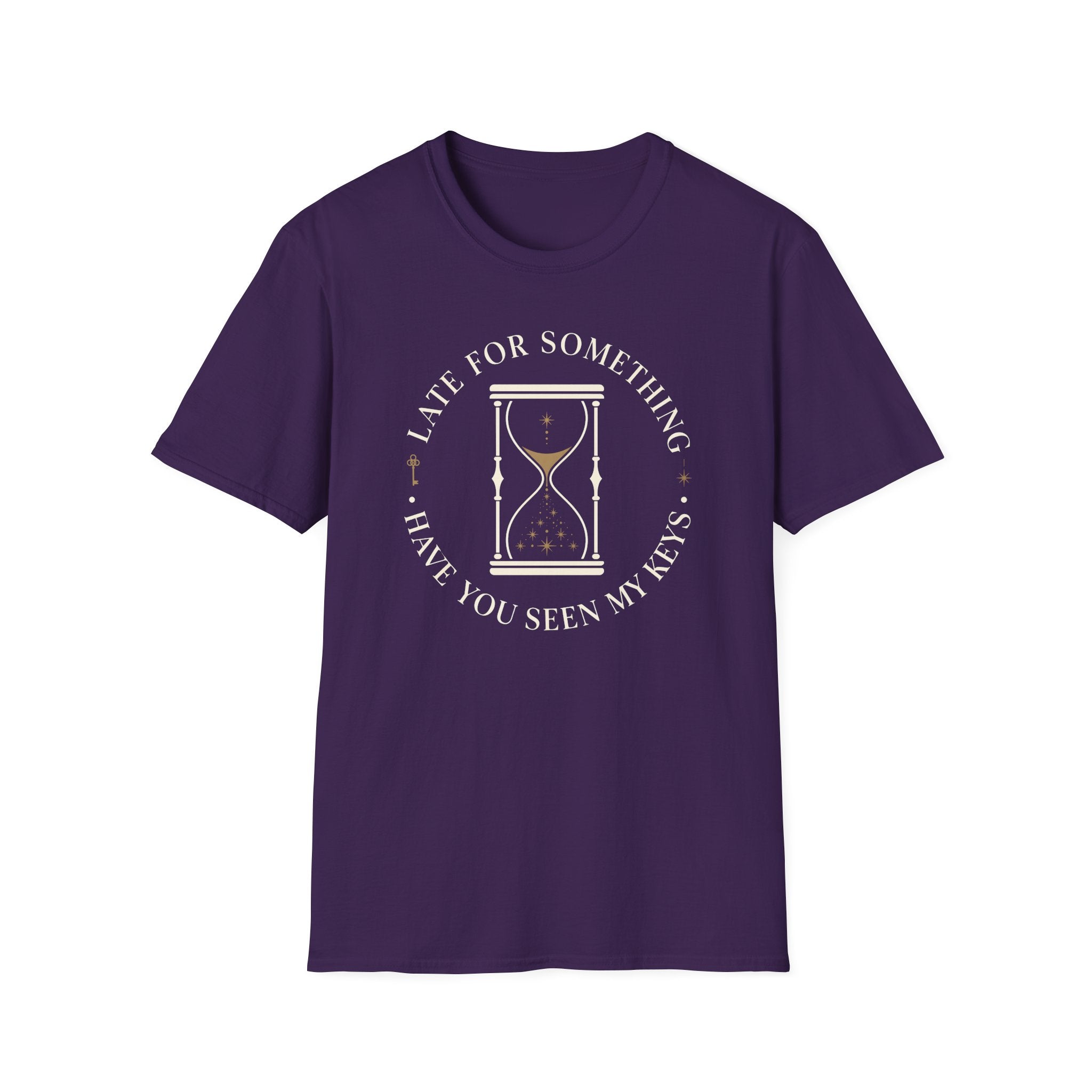 Late For Something Hour Glass Keys T-Shirt