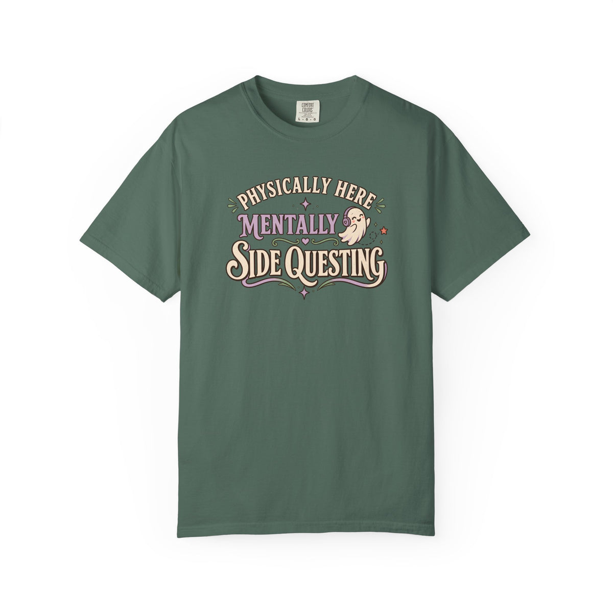 Physically Here Mentally Side Questing T-Shirt