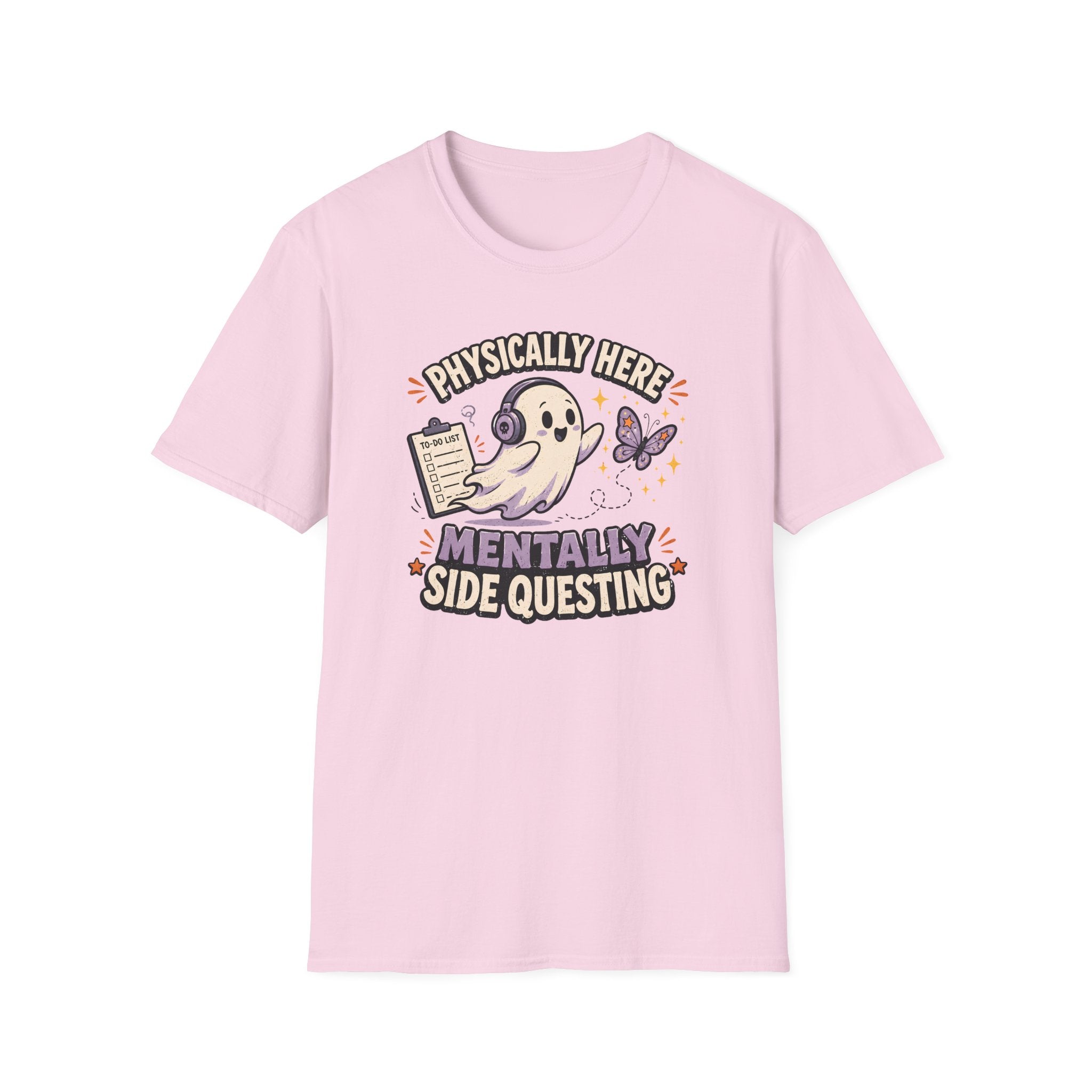 Physically Here Side Questing T-Shirt