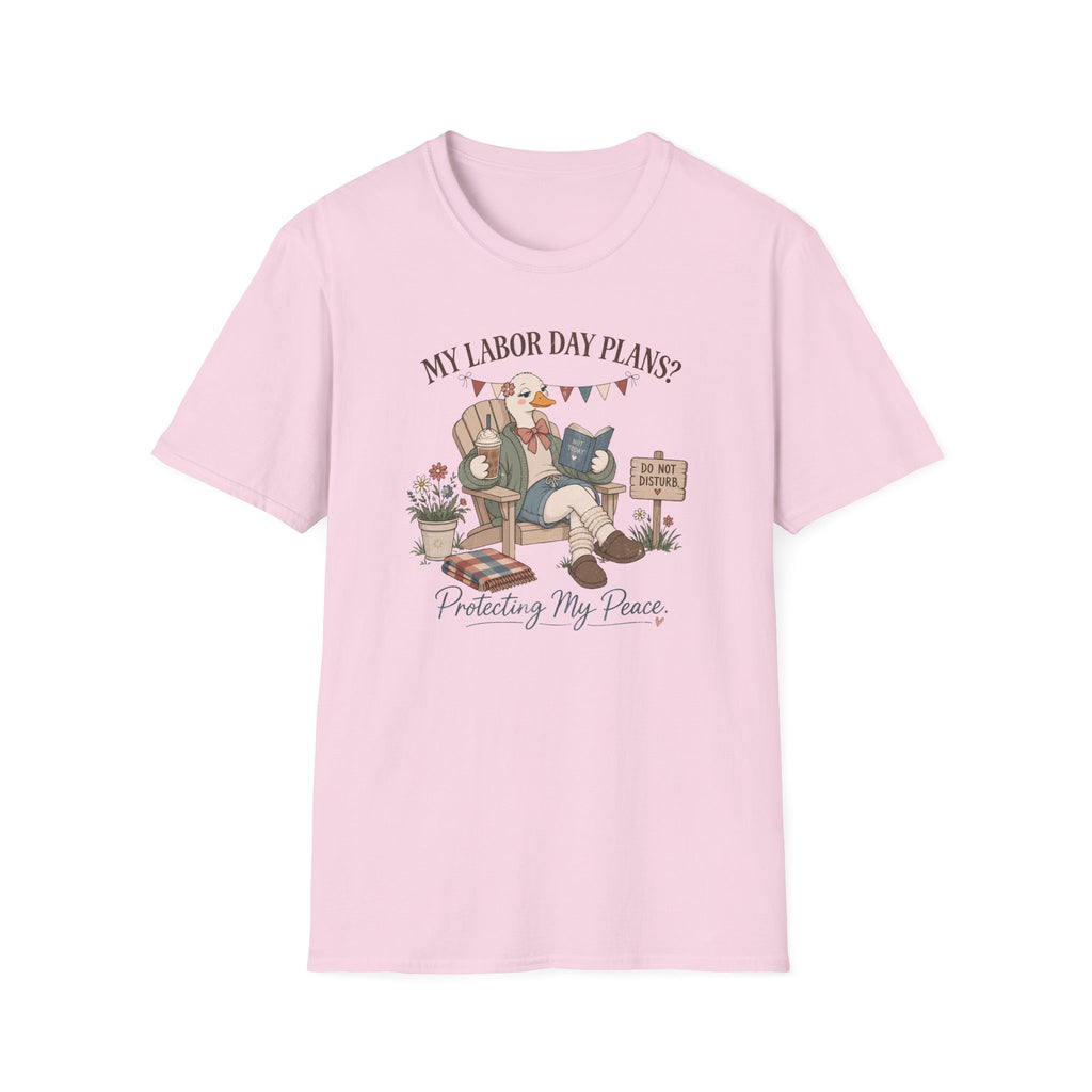 My Labor Day Plans Protecting My Peace T-Shirt